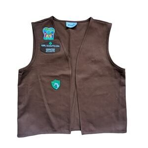 Brown Kids Vest